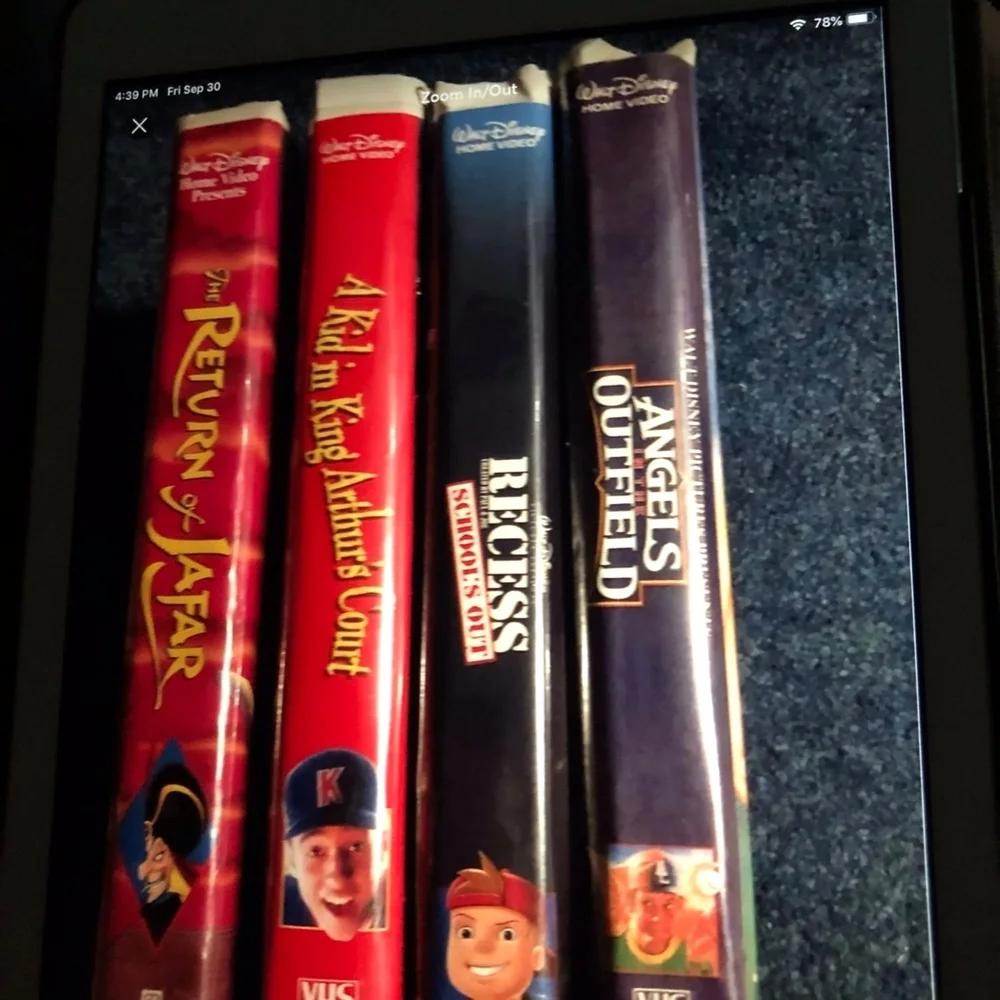 Vintage vhs tapes